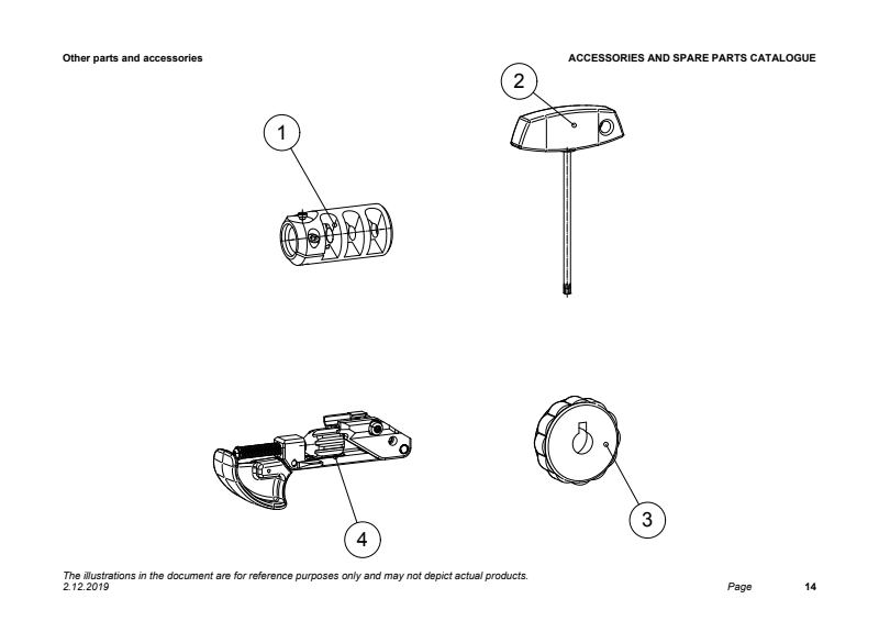 Sako TRG 22 / 42 A1 Other parts and accessories exploded parts diagram
