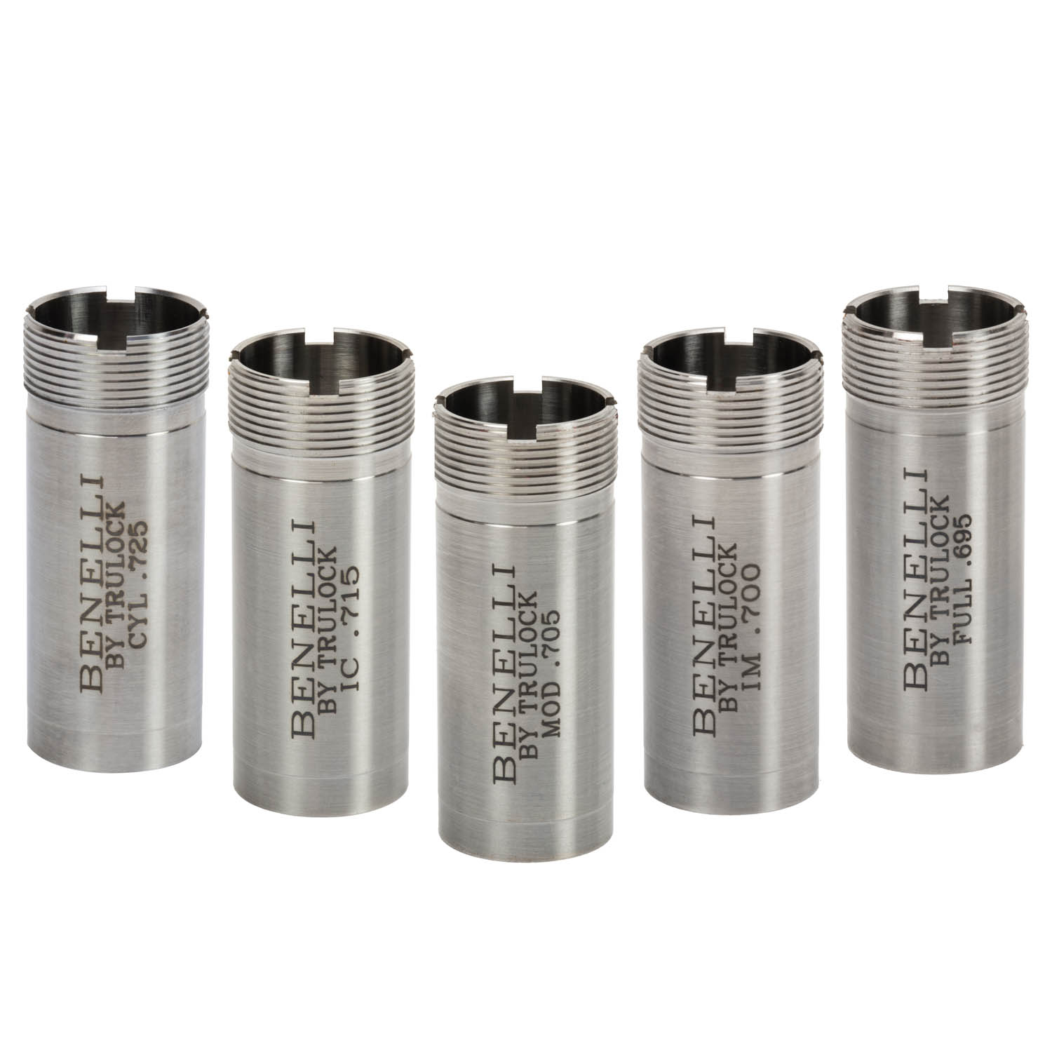 Official Benelli Standard 12 bore flush choke tube set