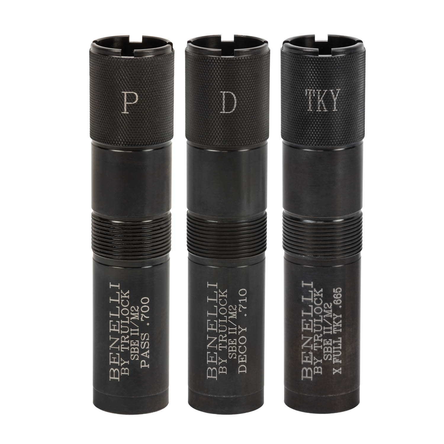 Official Benelli black extended Crio 12 bore choke tube set