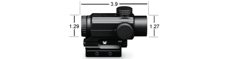 Vortex Spitfire AR 1x Prism Scope DRT reticle