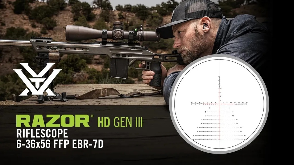 Vortex official | dc441a3eaf324d99 | Razor HD Gen III 6-36x56 FFP