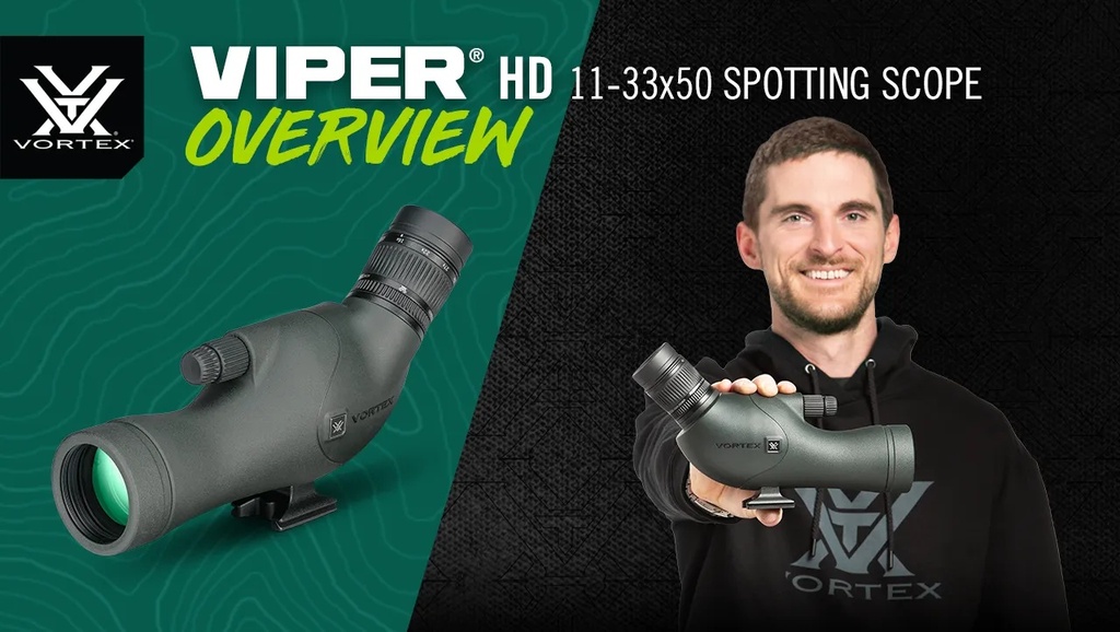 Vortex official | 5360caee1192de90 | Viper HD 11-33x50 Spotting Scope (Straight)
