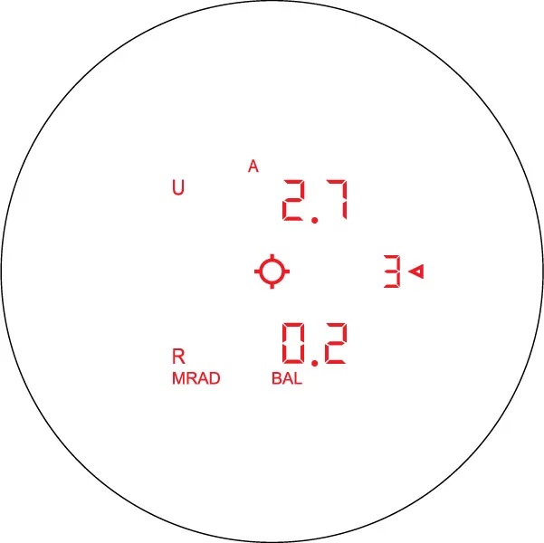 Vortex official | 9f41fcdb38e57969 | Razor HD GB Rangefinder Display Image