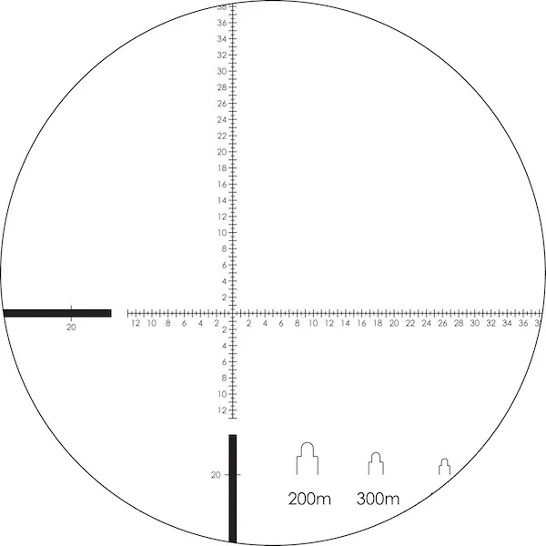 Vortex official | ddab4e738a23804b | Recce Pro HD 8x32 Reticle Image