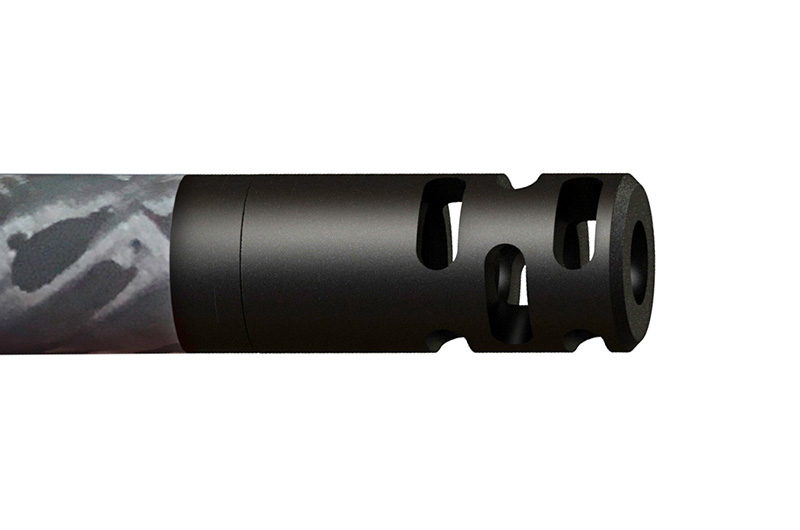 Included Cadex hunting muzzle brake
