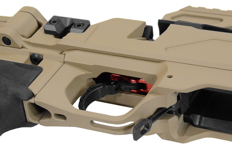 Cadex trigger guard and magazine release
