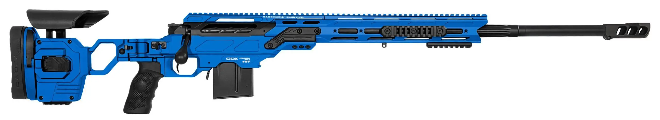 Cadex CDX-LITE in Hybrid NRA Blue/Black (HNR)
