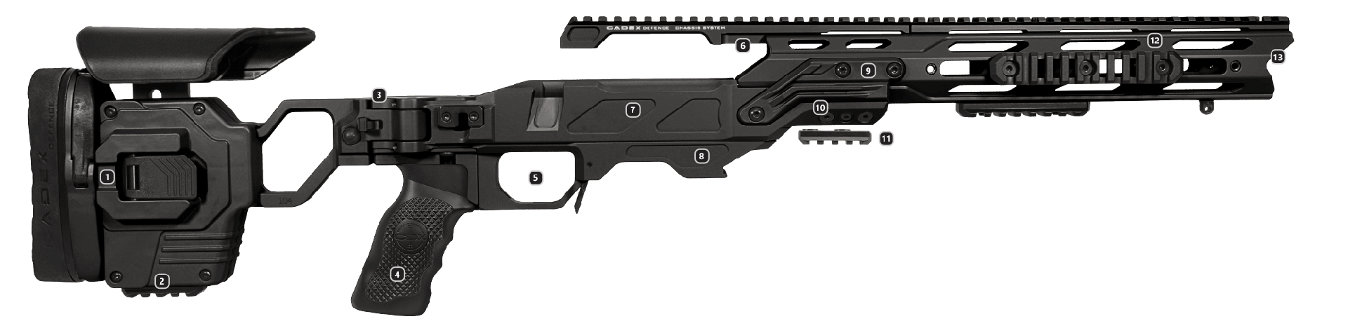 Cadex CDX-LITE chassis features