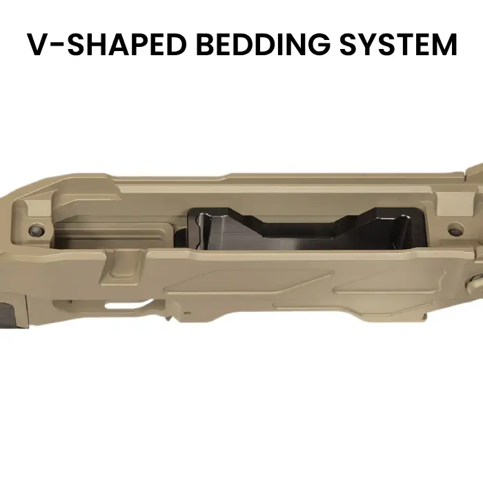 V-shaped bedding