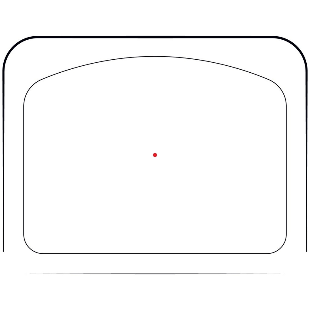 Vortex Viper Shotgun Enclosed Micro Red Dot 3 MOA — 3 MOA sight picture
