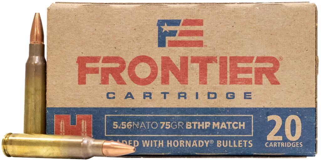 Hornady 5.56mm NATO 75gr Match Frontier BT HP
