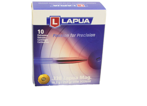 Lapua .338 Lapua Mag. 250gr SCENAR