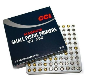 CCI 550 Magnum Small Pistol Primer