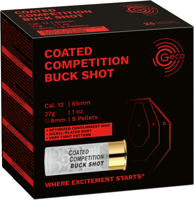 GECO Coated Competition Buck Shot - 65/27