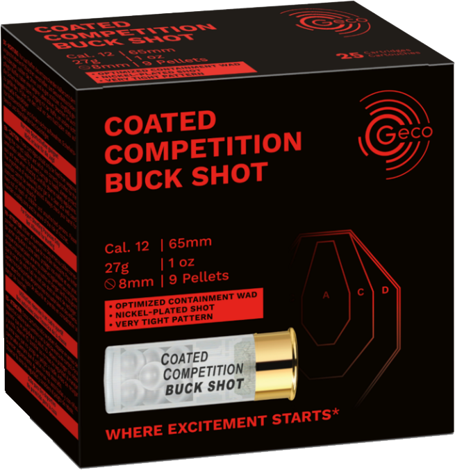Geco 12G Coated Buck Shot