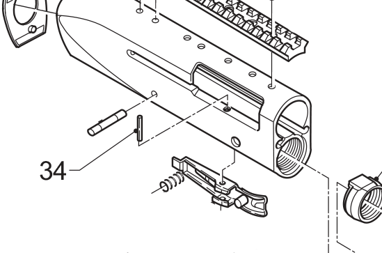 Benelli M2 Carrier Latch Pin - 056B