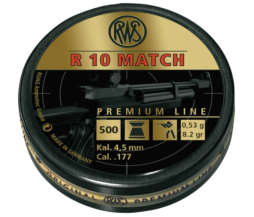 R10 Match Rifle .177 8.2g 500Tin (4.51mm)