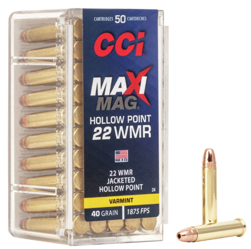 CCI .22 WMR 40gr Maxi-Mag Hollow Point