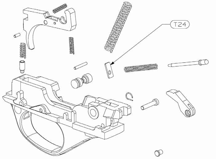 Stoeger M3K/M3500/M3000 Carrier Spring Plate (T24)