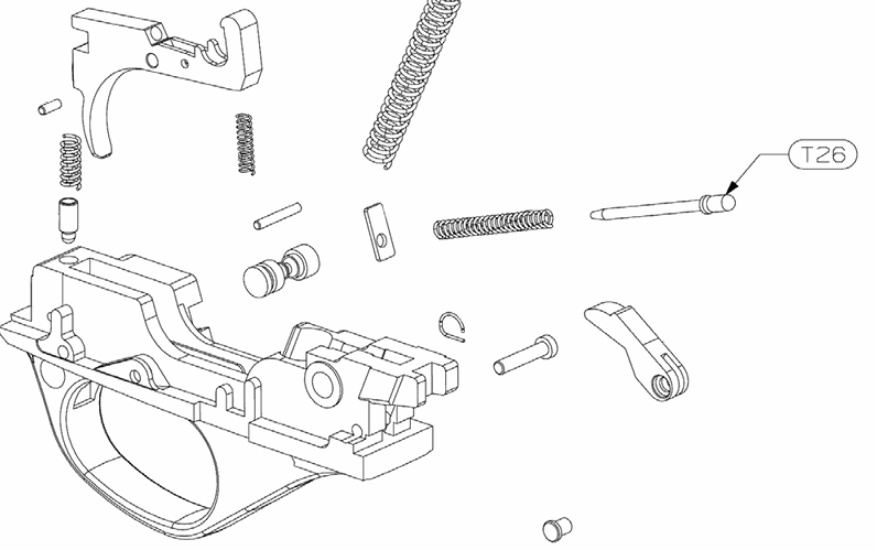 Stoeger M3K/M3500/M3000 Carrier Spring Plunger (T26)