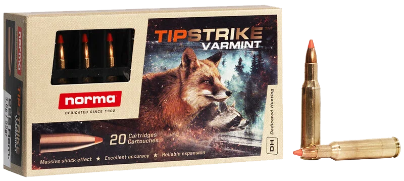 Norma .222 REM 55gr Tipstrike