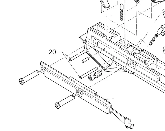 Benelli Supernova Trigger Pin - 010N