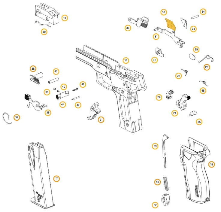 Sig Sauer P226 Ejector