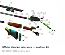 Beretta A400 Stock Bolt Tube Assembly