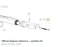 Beretta A400 / 1301 Ejector Spring Guide 3.5"