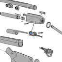 Beretta A300 / A391 / A400 / 1301 Carrier Latch Retaining Pin