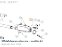 Beretta A391 / A400 / 1301 Cut Off Spring Pin
