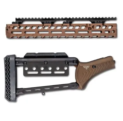 MAS Smith and Wesson 1854 Pistol Grip 1913 Receiver Lever Stock Set (Root Beer)