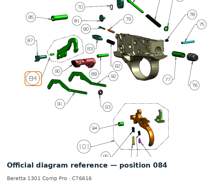 Beretta A400 / 1301 Hammer