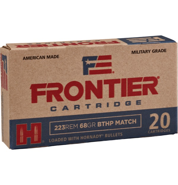 Hornady .223 REM 68gr Match Frontier BT HP