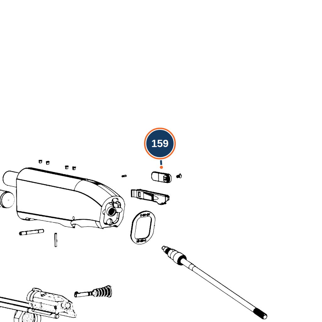Beretta 1301 Oversized Bolt Release Button