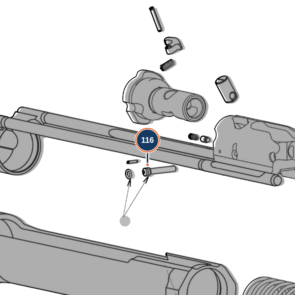 Beretta A400 / 1301 Firing Pin Retaining Pin Assembly