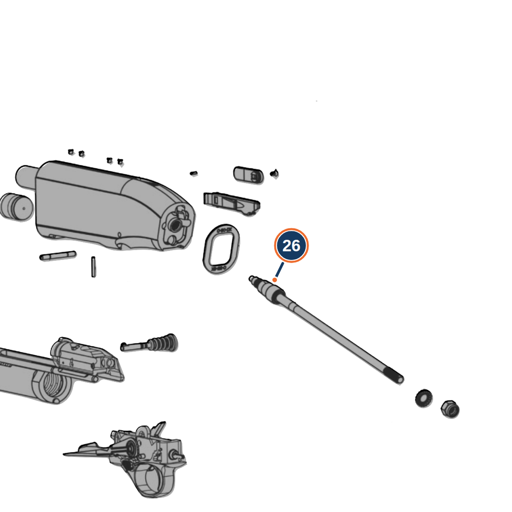 Beretta 1301 Recoil Tube Assembly
