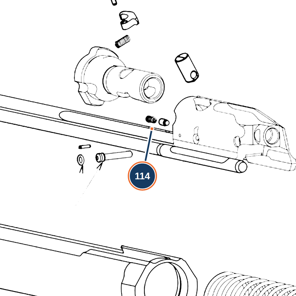 Beretta 1301 Cocking Handle Plunger Spring