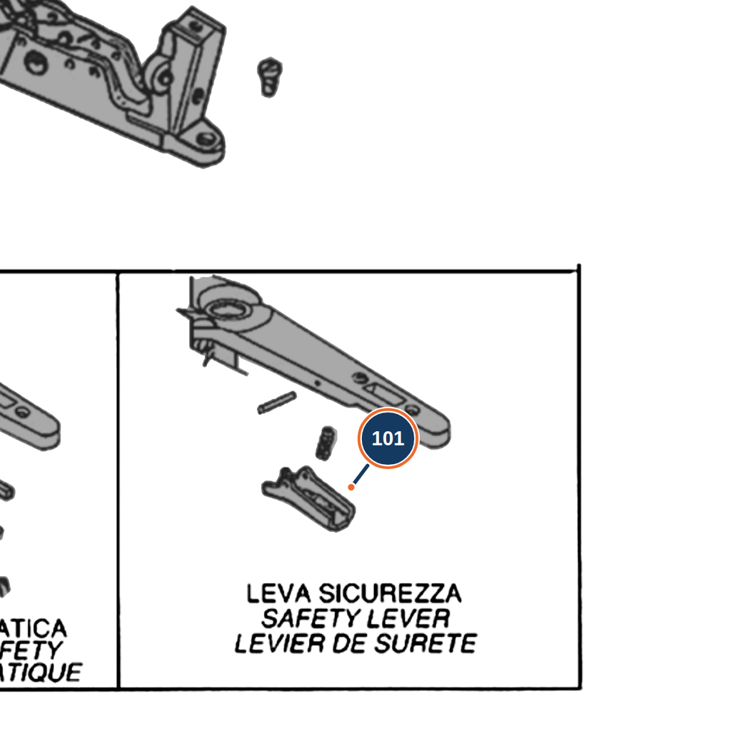 Beretta 686 / 687 / 694 / Ultraleggero Safety Rocker 12G