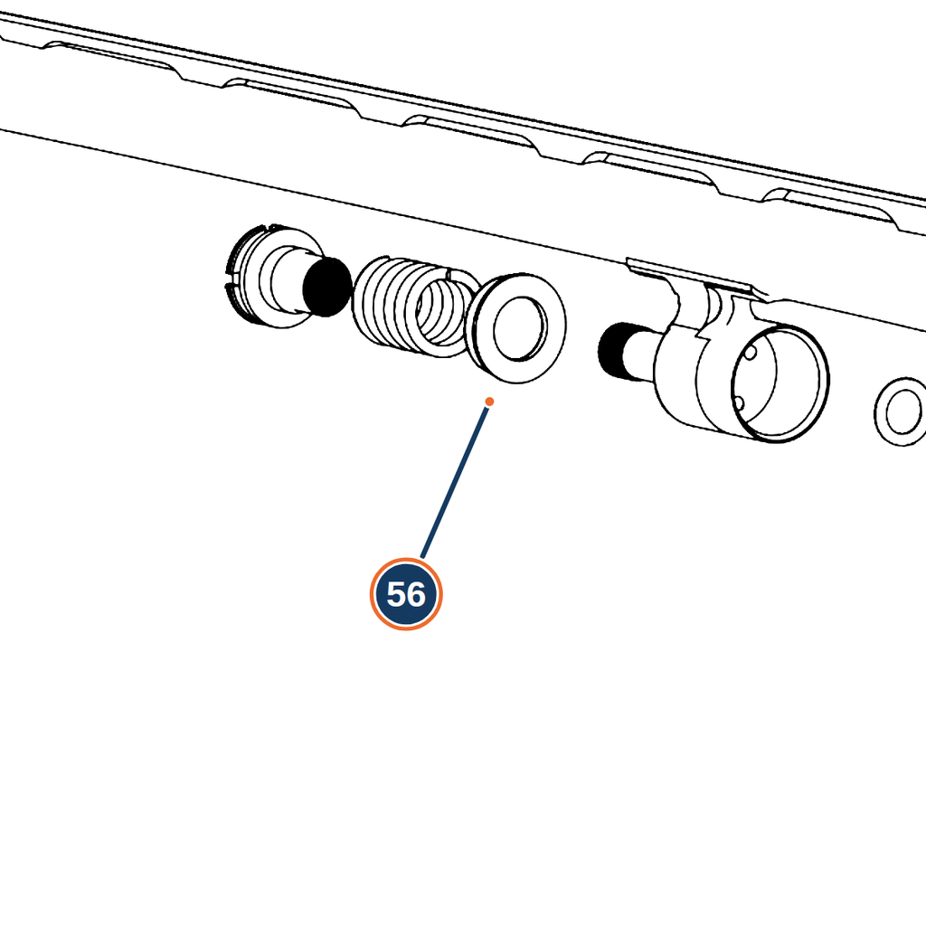 Beretta 391 Gas Valve Washer
