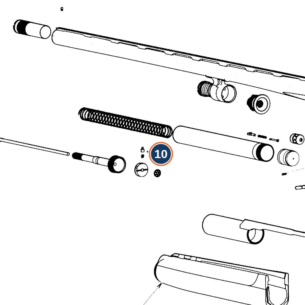 Beretta 391 12G Mag Tube Cap Stop Pin