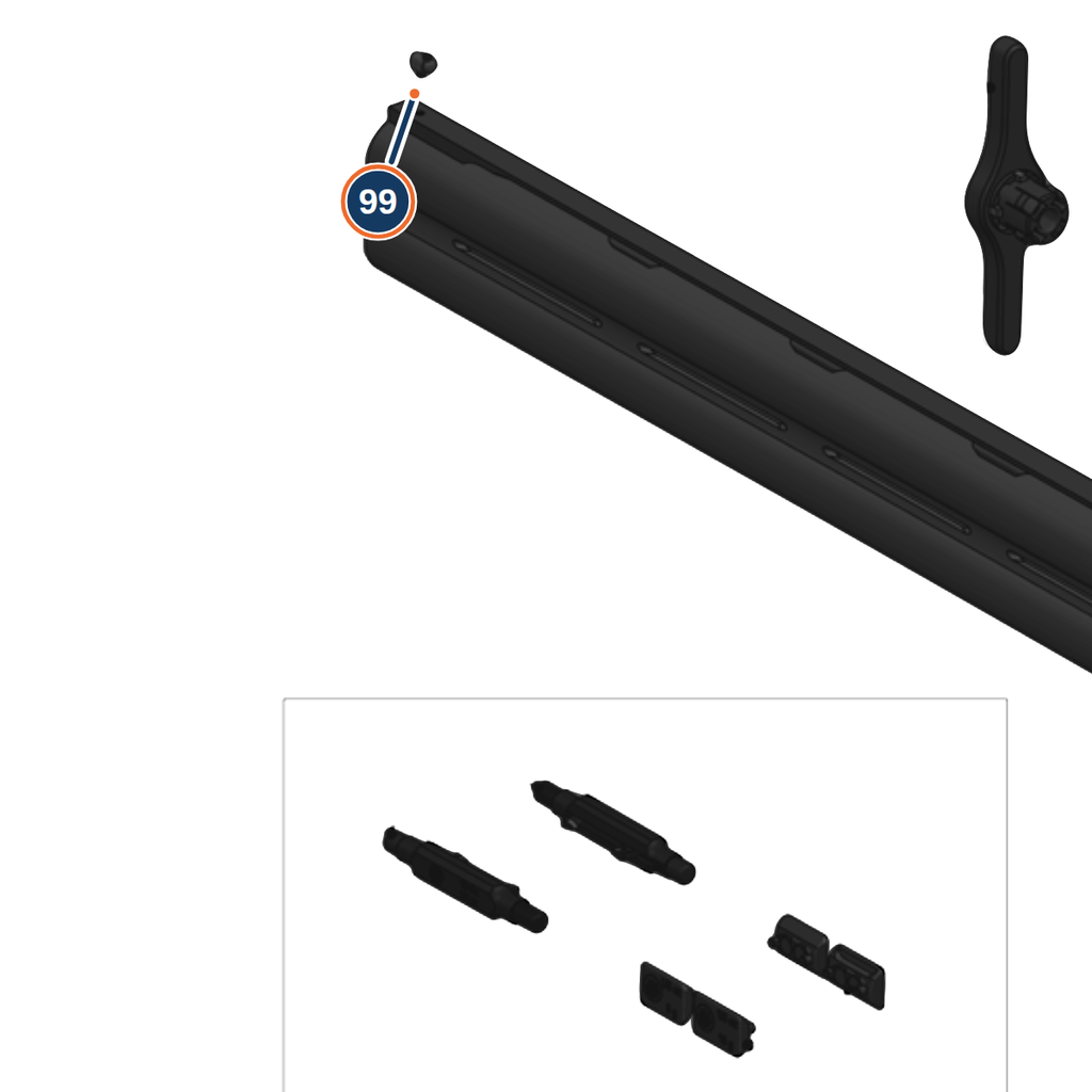 Beretta 692 / 694 / DT11 / A400 Black Multi-Target Front Bead