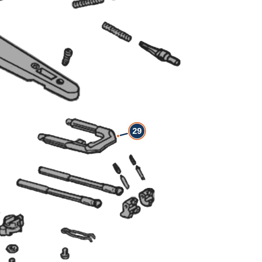 Beretta 680 / 686 Locking Bolt 1st Oversize 20G