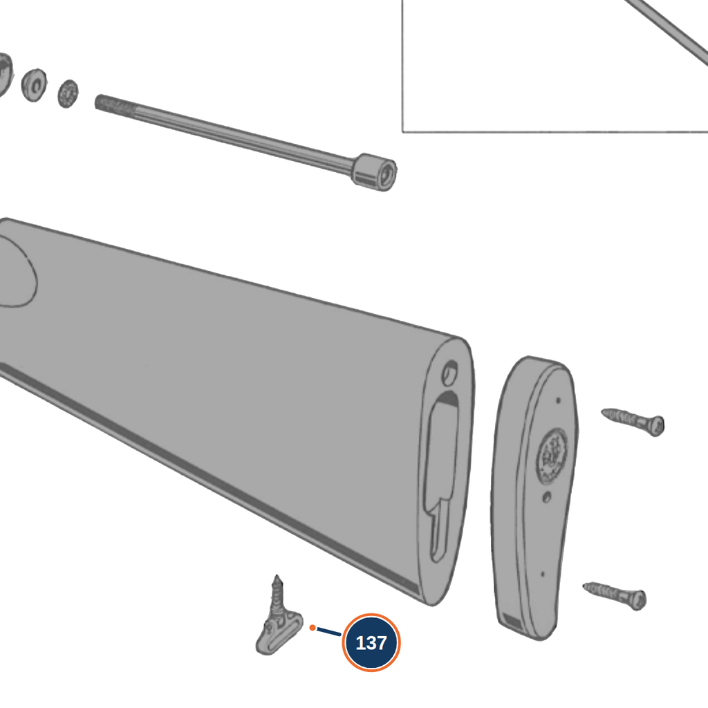 Beretta 687 / Ultraleggero Rear Stock Swivel Assembly