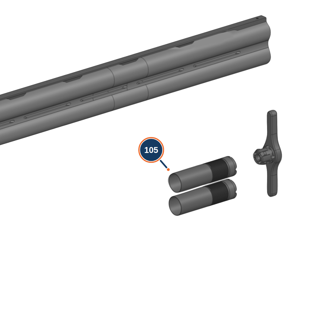 Beretta 686 Choke - OptimaChoke HP Flush 12G Light Mod