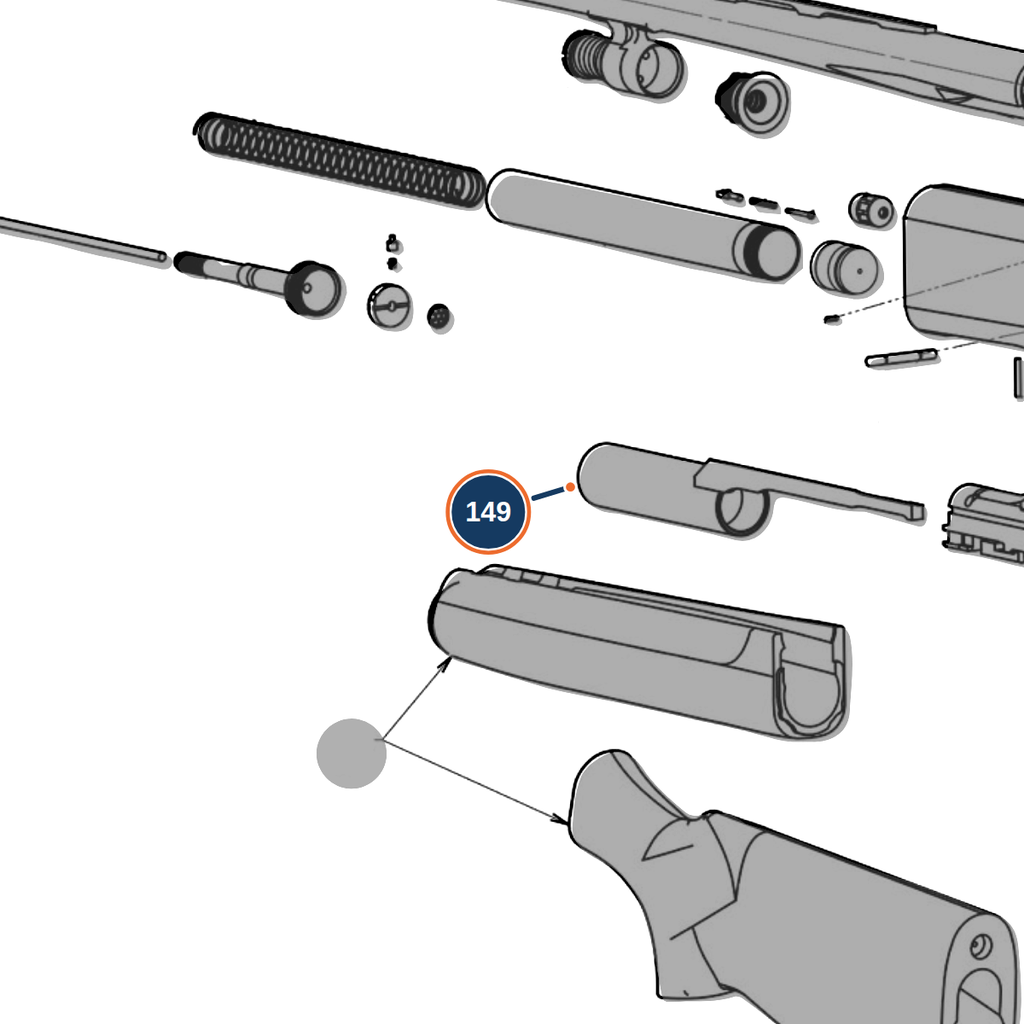 Beretta A300 Outlander Operating Rod 12G