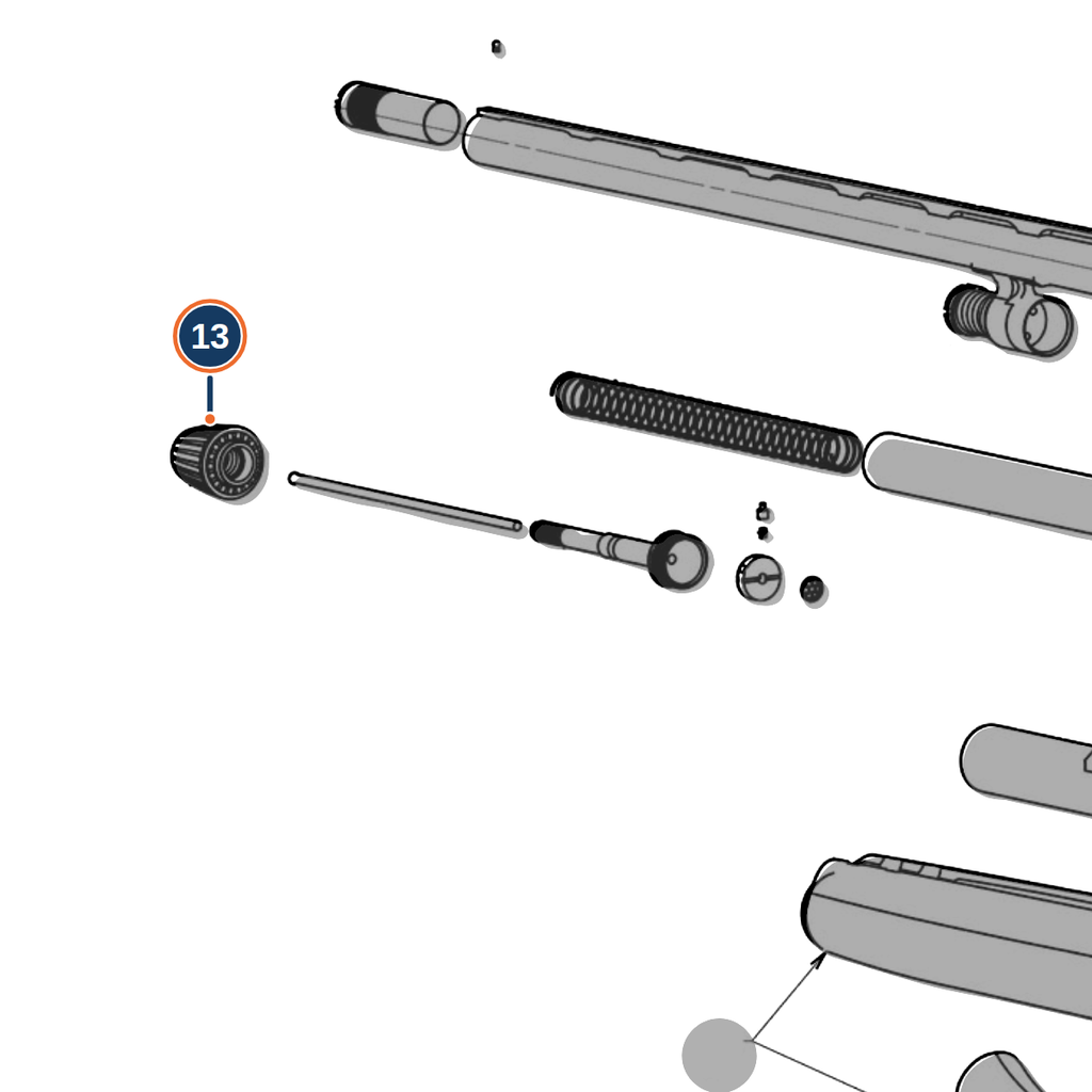 Beretta A300 Forend Nut