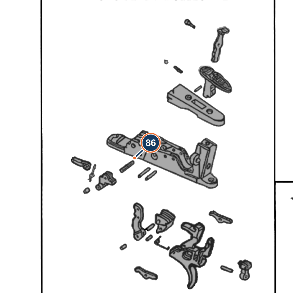 Beretta 686 / 687 / 694 / Ultraleggero Inertia Reset Arm Pin