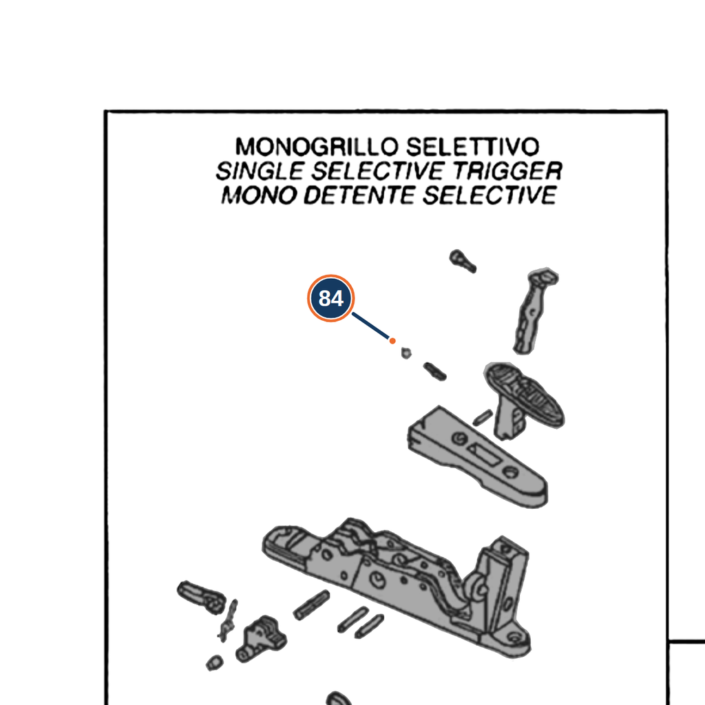 Beretta 686 / 687 / DT11 / Ultraleggero Safety Selector Ball