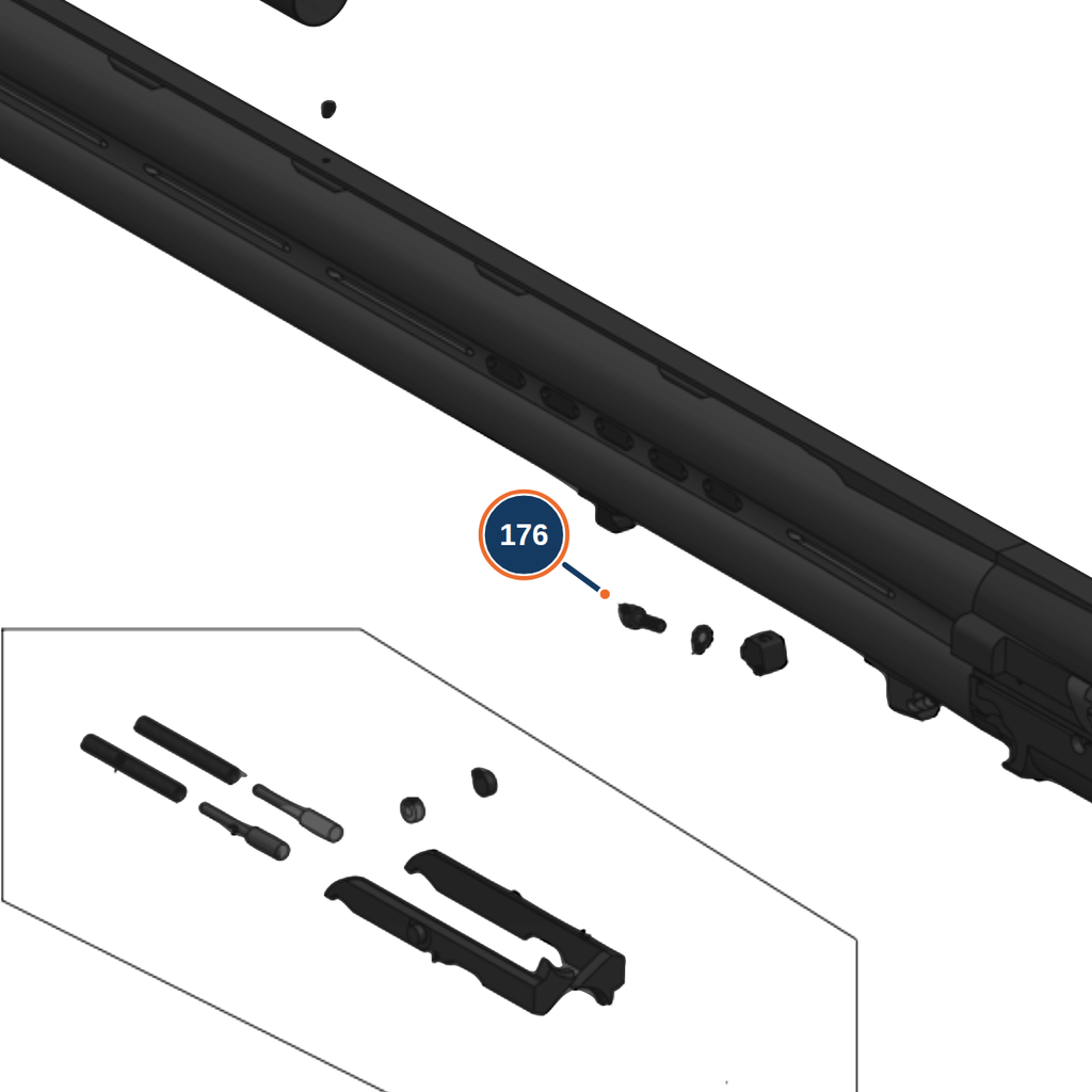 Beretta 694 / Ultraleggero Top Lever Cam Screw